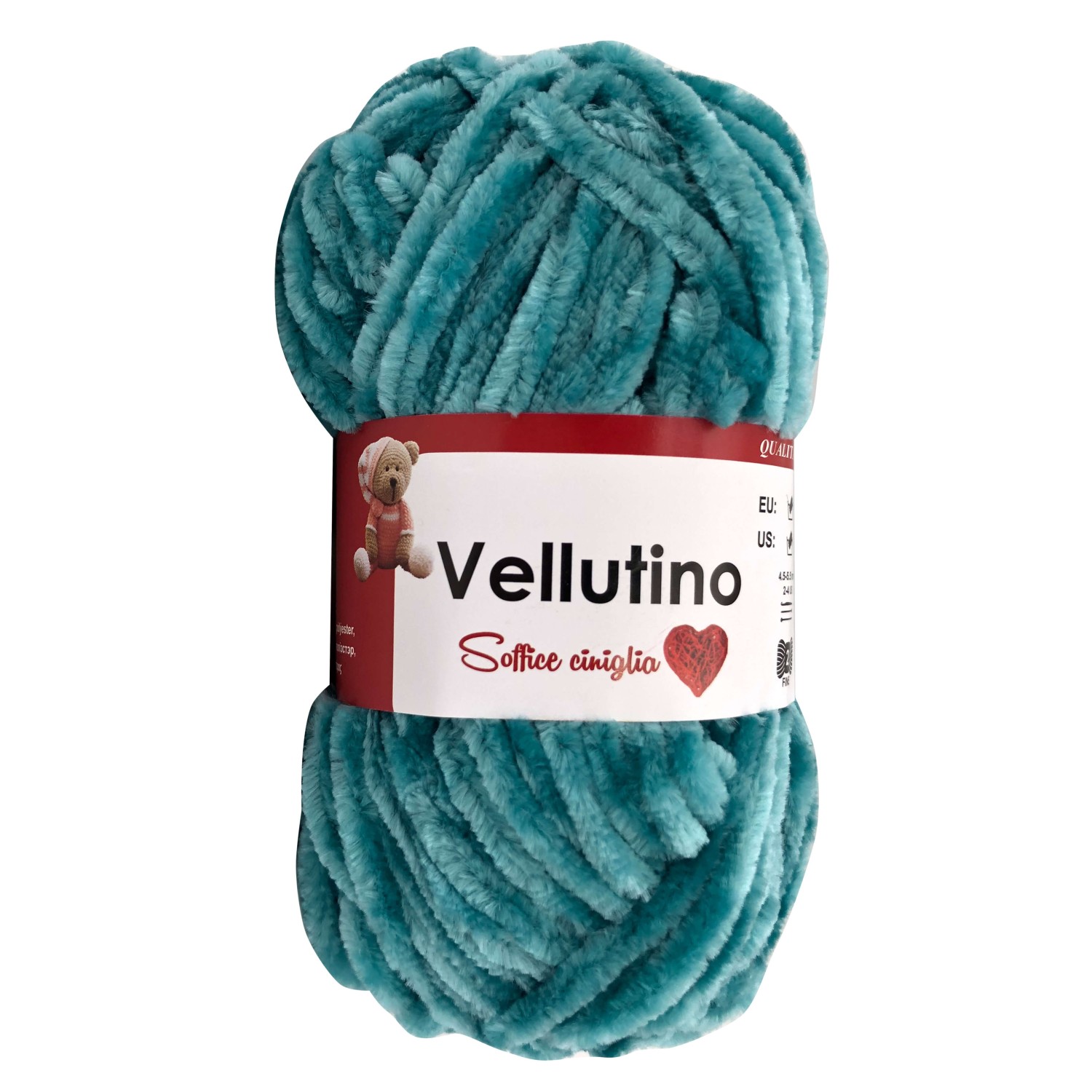 Gomitolo ciniglia 50 gr. Tre Sfere x borse sciarpe e v. vari colori