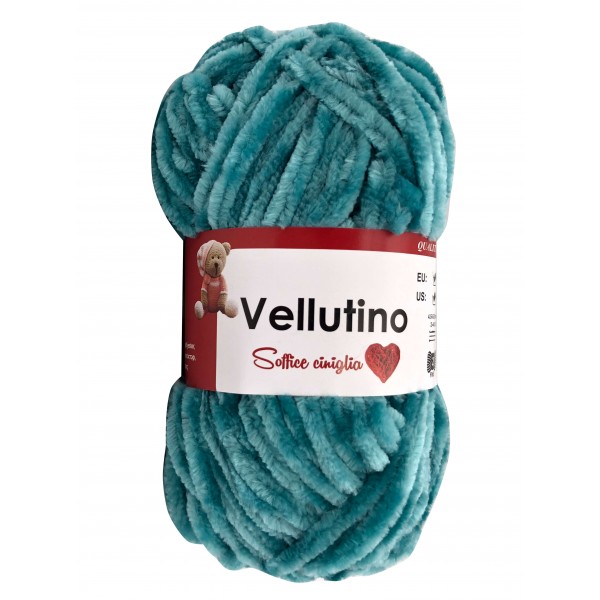 Gomitolo ciniglia 50 gr. Tre Sfere x borse sciarpe e v. vari colori
