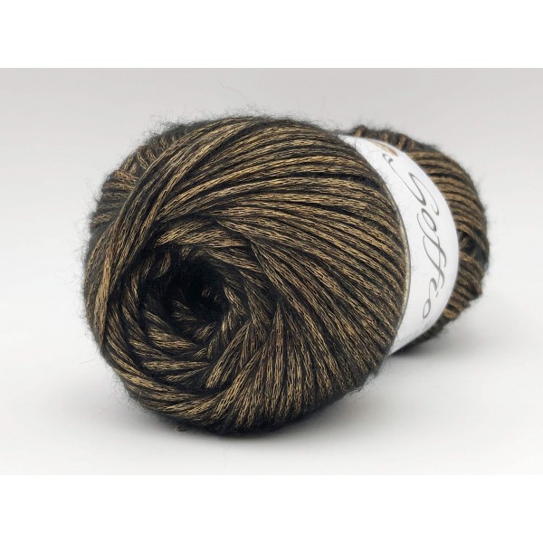 Gomitolo da 50 gr. Tre sfere "Lana Soffio'" 62% nylon 38% acrilico 250 mt.