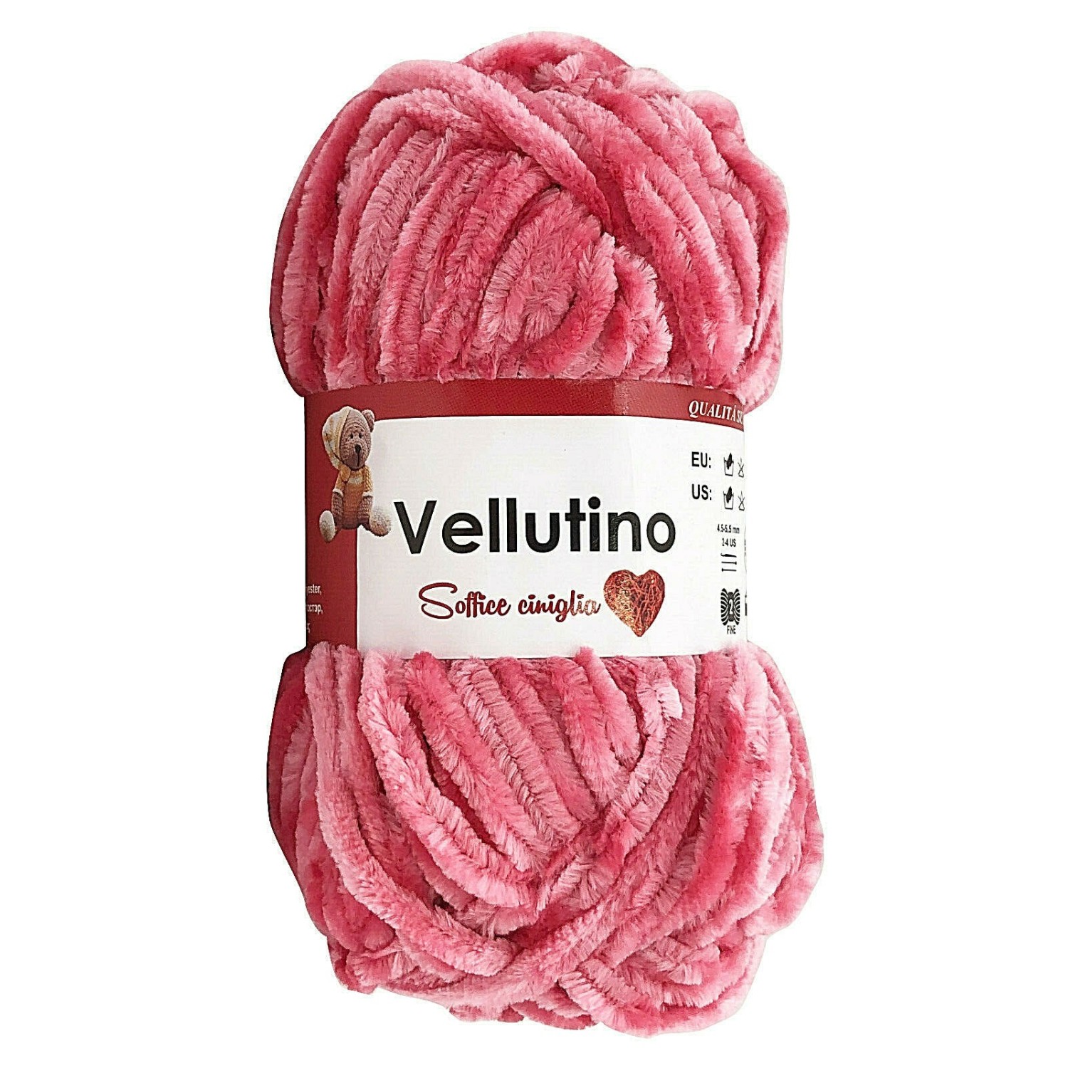 Gomitolo ciniglia 50 gr. Tre Sfere x borse sciarpe e v. vari colori