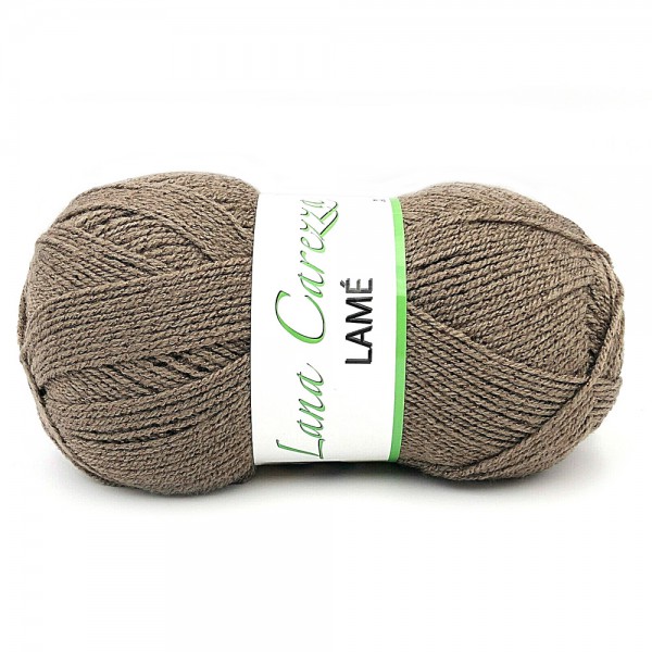 Gomitolo 100 gr. 380 mt. lana Carezza Lamè per ferri ed uncinetto 2.5/3 Tre Sfere