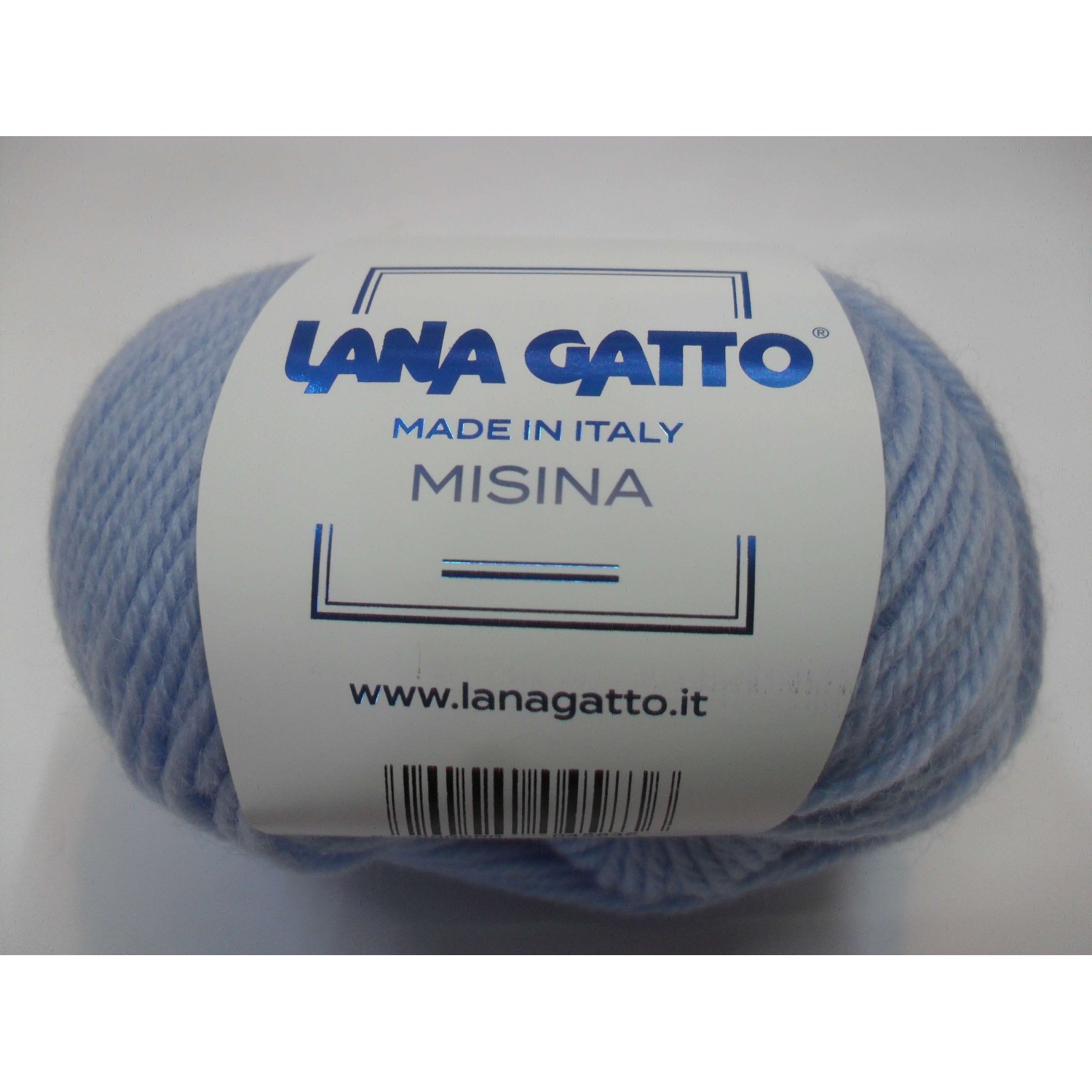 Gomitolo 50 gr. Lana Gatto Misina 100% pura lana vergine Made in Italy 100 mt.