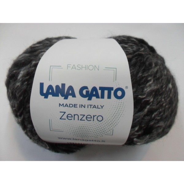 Gomitolo moda 50 gr. 90 mt. Lana Gatto "Zenzero" 27% lana 10% alpaca 10% seta 2% viscosa 51% acrilico