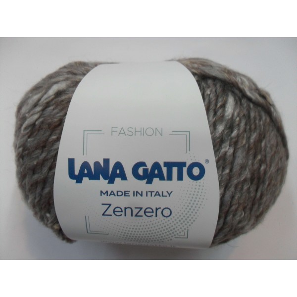 Gomitolo moda 50 gr. 90 mt. Lana Gatto "Zenzero" 27% lana 10% alpaca 10% seta 2% viscosa 51% acrilico