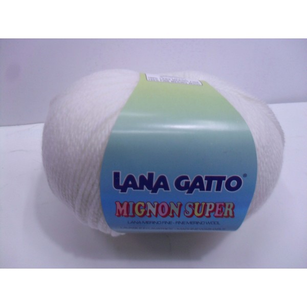 Offerta fine serie gomitolo 50 gr. Lana Gatto Mignon Super merino fine 100% Made in Italy 183 MT.