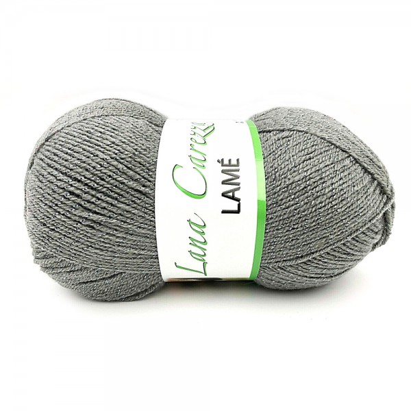 Gomitolo 100 gr. 380 mt. lana Carezza Lamè per ferri ed uncinetto 2.5/3 Tre Sfere