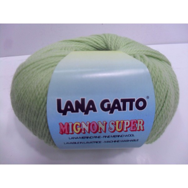 Offerta fine serie gomitolo 50 gr. Lana Gatto Mignon Super merino fine 100% Made in Italy 183 MT.