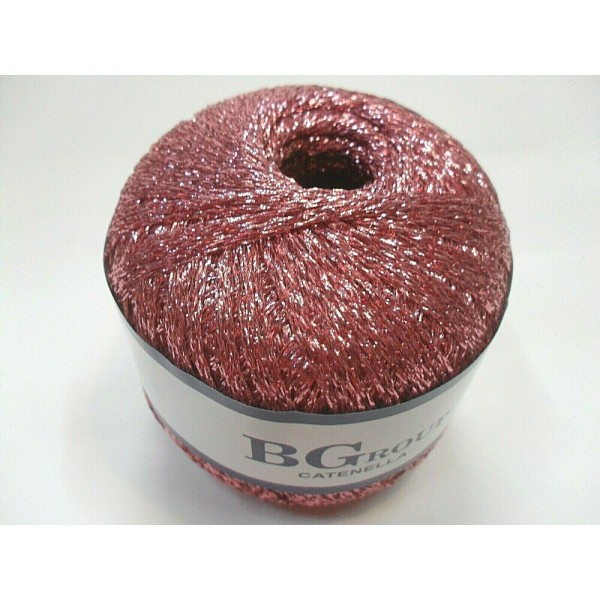 GOMITOLO FILO CATENELLA LAME' LUREX DELLA FB O BG DA 25GR.