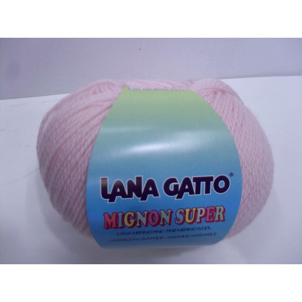 Offerta fine serie gomitolo 50 gr. Lana Gatto Mignon Super merino fine 100% Made in Italy 183 MT.
