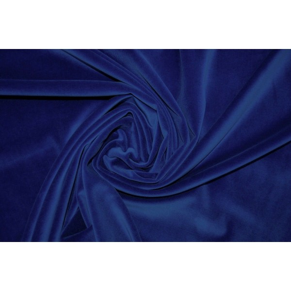 Tessuto velluto h. 140/150 cm. (350 gr. mtq) 100% poliestere taglio da 50x145 cm. vari colori