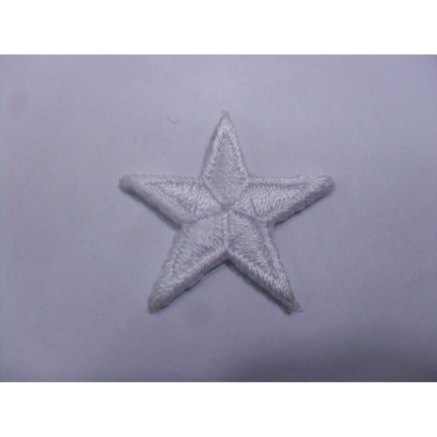 TOPPA PATCH APPLICAZIONE IN TESSUTO RICAMATO TERMO O DA CUCIRE STELLA VARIE DIM.