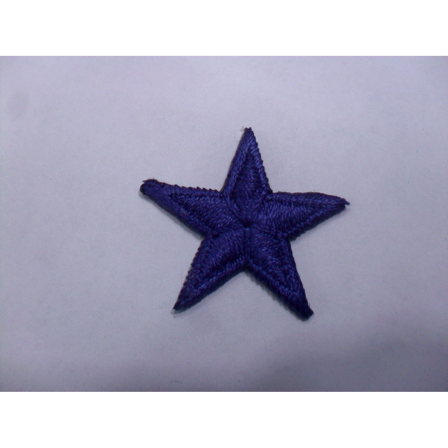 TOPPA PATCH APPLICAZIONE IN TESSUTO RICAMATO TERMO O DA CUCIRE STELLA VARIE DIM.