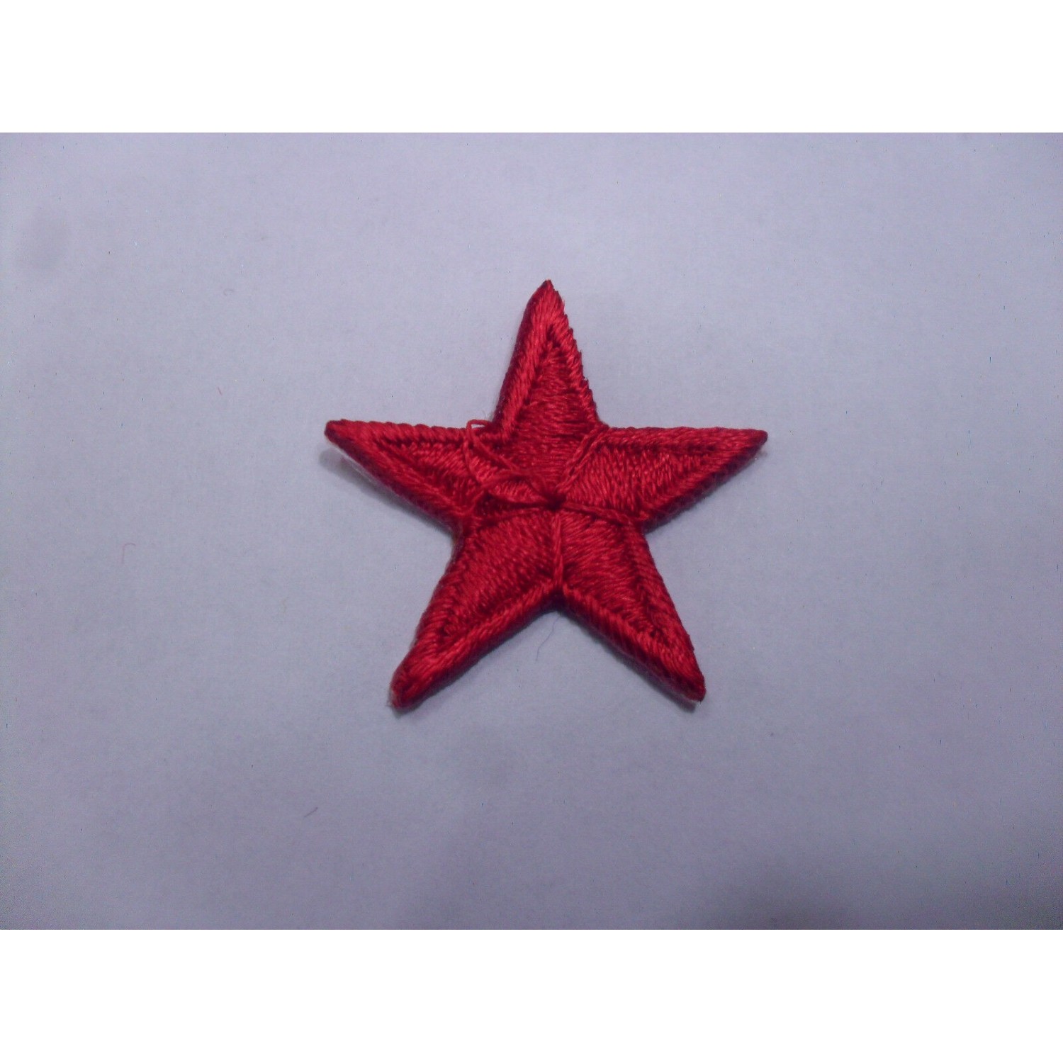 TOPPA PATCH APPLICAZIONE IN TESSUTO RICAMATO TERMO O DA CUCIRE STELLA VARIE DIM.