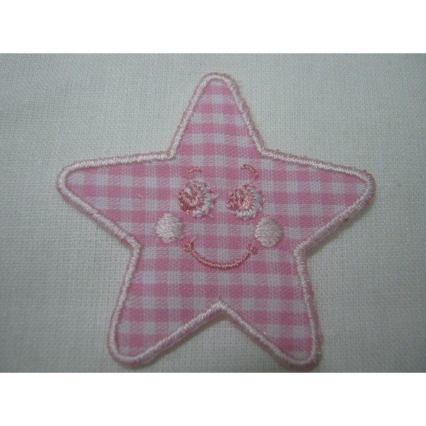 TOPPA PATCH APPLICAZIONE BABY IN TESSUTO RICAMATO TERMOADESIVA O DA CUCIRE.