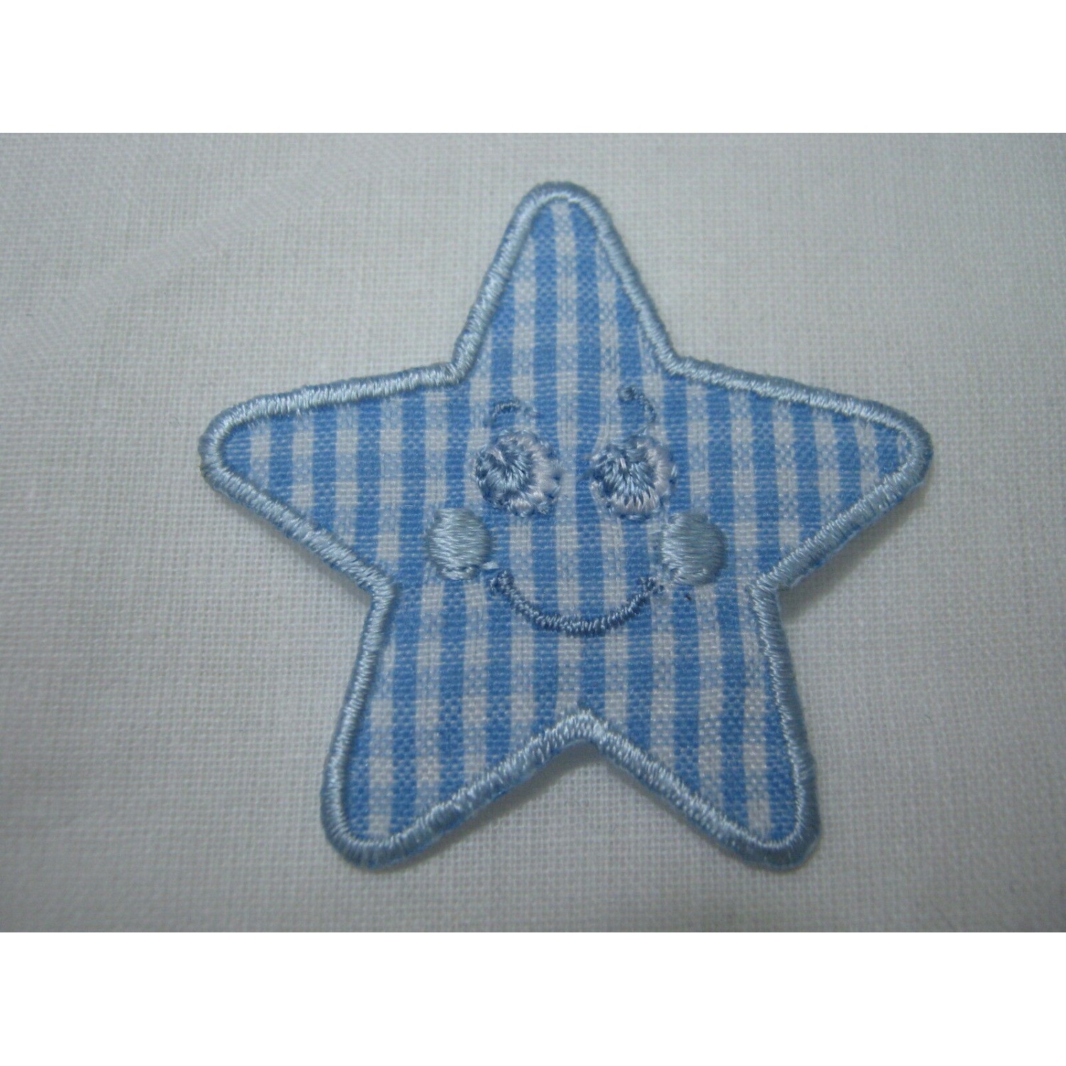 TOPPA PATCH APPLICAZIONE BABY IN TESSUTO RICAMATO TERMOADESIVA O DA CUCIRE.