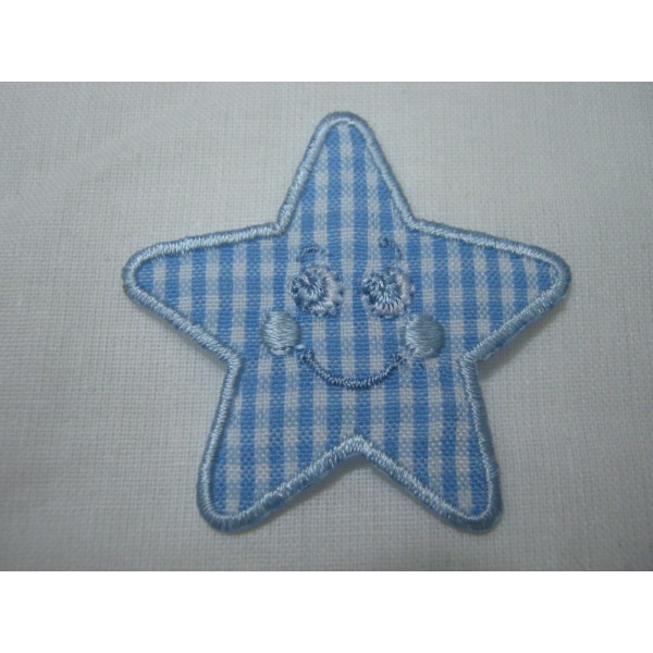 TOPPA PATCH APPLICAZIONE BABY IN TESSUTO RICAMATO TERMOADESIVA O DA CUCIRE.