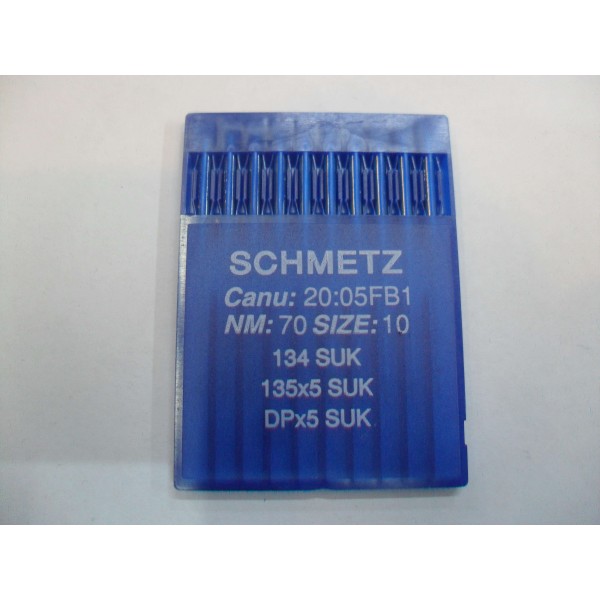 Cartina da 10 aghi SCHMETZ Sist. 134 SUK 135x5 SUK DPx5 SUK macchina per cucire professionale