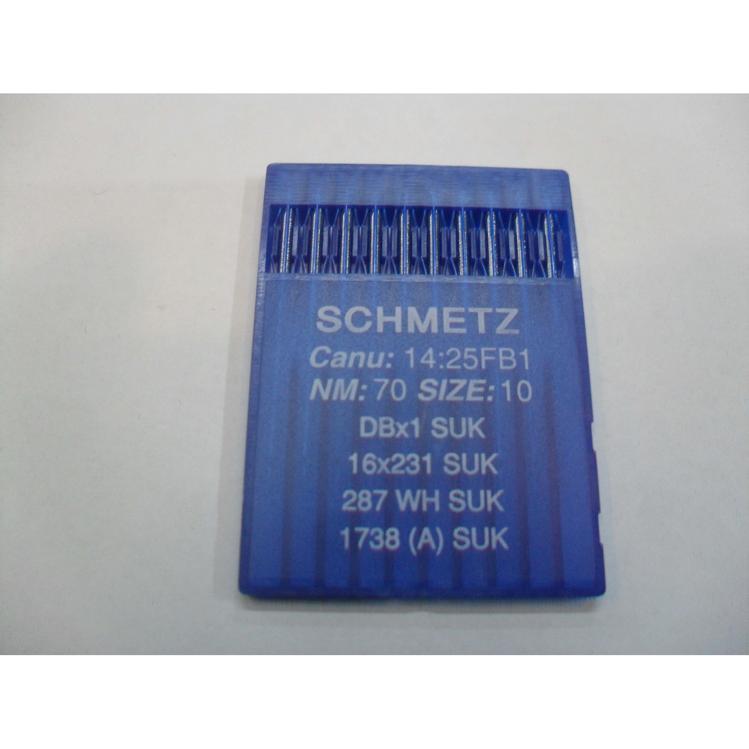 CARTINA DA 10 AGHI SCHMETZ SIST. DBX1 SUK 16X231 287 WH 1738 (A) PER INDUSTRIALE