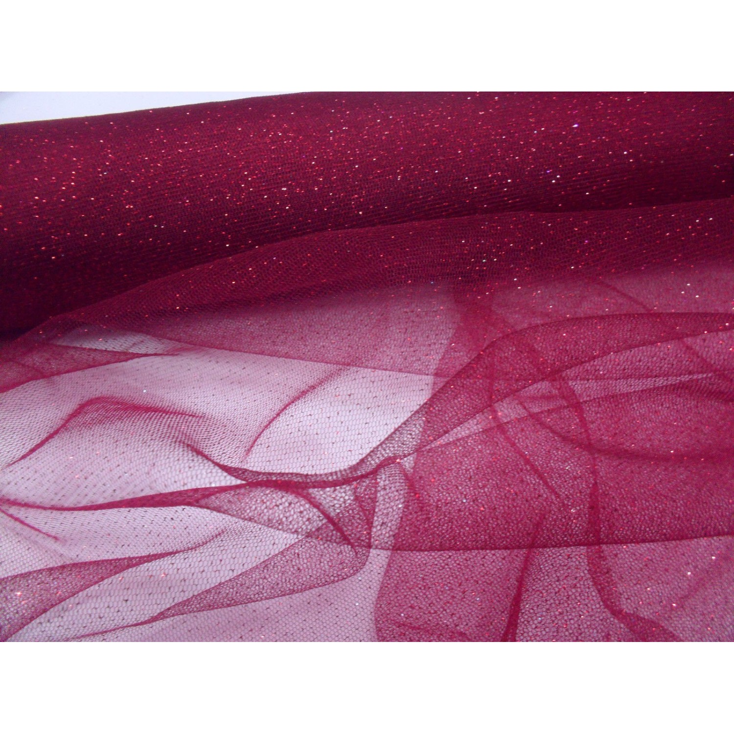 TULLE STARDUST STRASS EFFECT H. 150 CM. IDEALE X ADDOBBI, DECOR. E VARIE 1 MT.