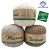 Gomitolo cordoncino da 150 gr. 200 mt. Macrame Barbante 80% cotone 20% poliestere interamente riciclato oeko-tex®
