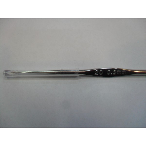 Uncinetto acciaio Tulip con cappuccio per cotone o filati sottili varie misure