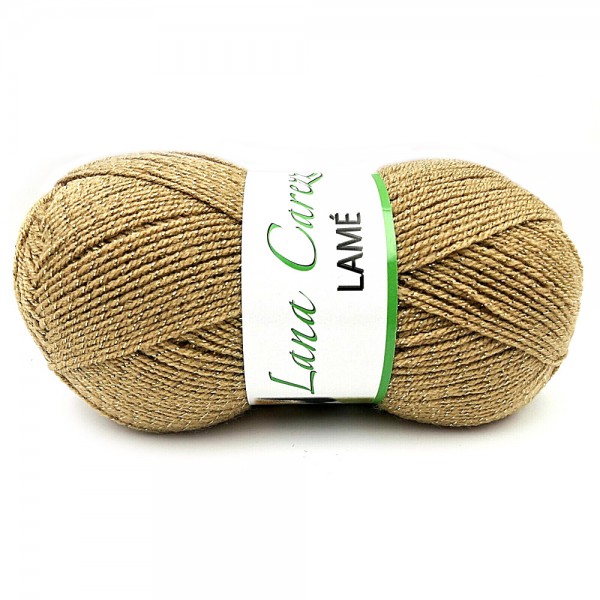 Gomitolo 100 gr. 380 mt. lana Carezza Lamè per ferri ed uncinetto 2.5/3 Tre Sfere