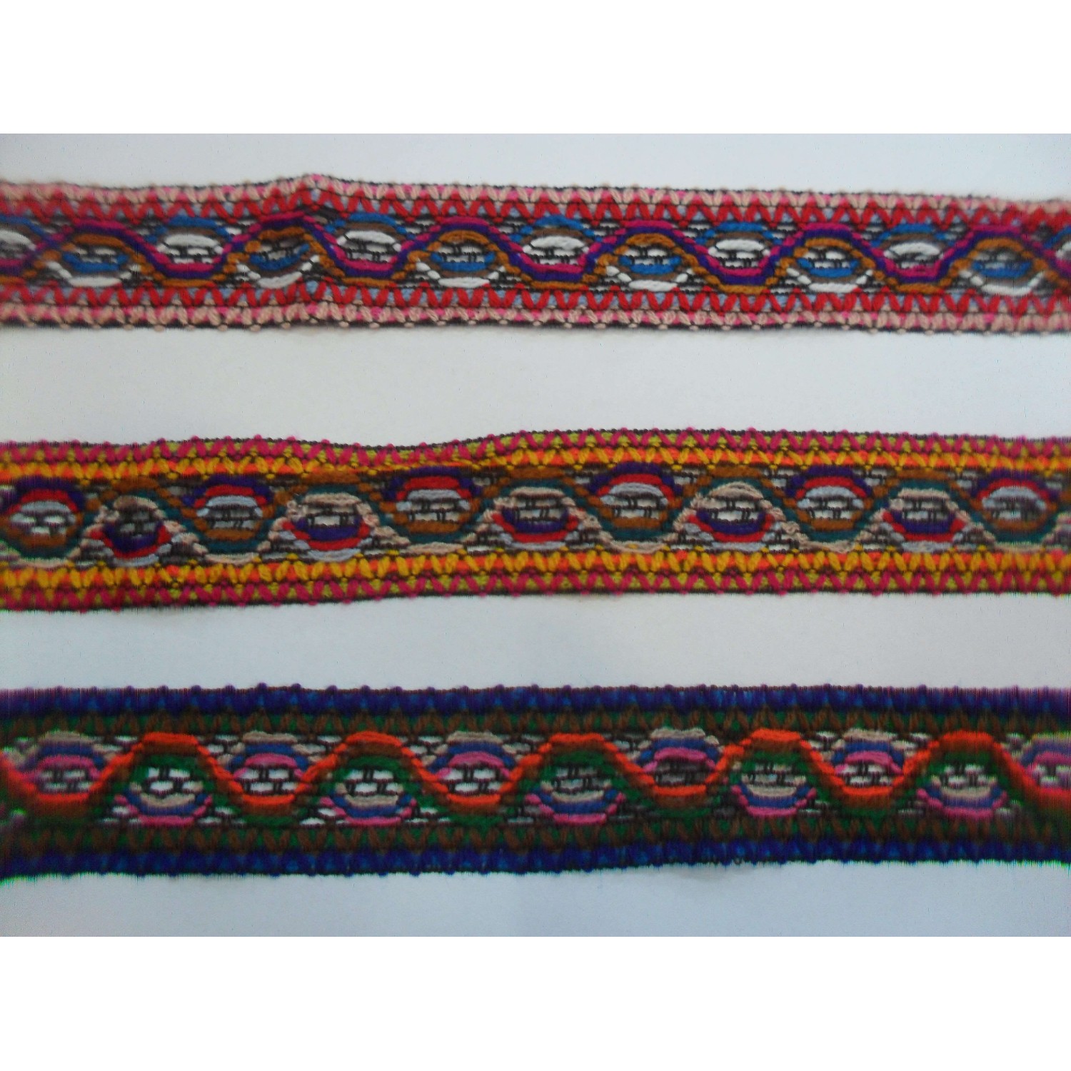 1 mt passamaneria gallone lavorato h. 3,3 cm per decorazioni varie abbigliamento, borse o coffe