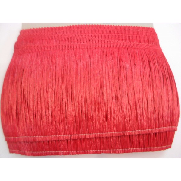 Passamaneria frangia in rafia altezza 15 cm. per decorazioni varie, taglio da 50 cm.