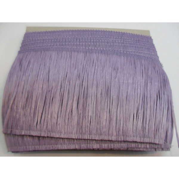 Passamaneria frangia in rafia altezza 15 cm. per decorazioni varie, taglio da 50 cm.