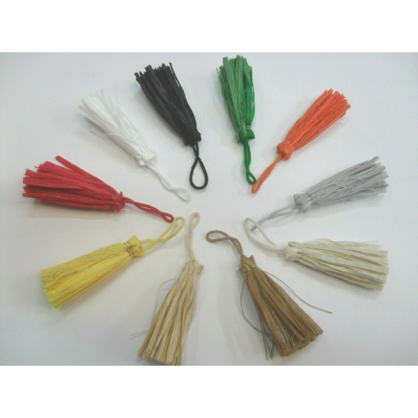 Nappina rafia altezza 10 cm. circa completa x decorazioni varie, borse e coffe