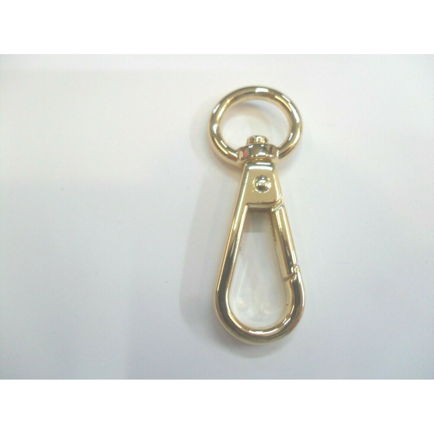 Moschettone per rifiniture borse e accessori dimensioni 1,5x5 cm.