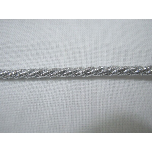 2 METRI CORDONCINO LUREX LAMINATO LAME' X  ADDOBBI E DECORAZIONI VARI SPESSORI