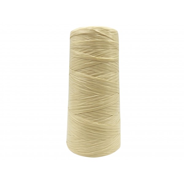 Rocca da 250 gr. Tre Sfere "rafia lucida" per decorazioni abbigliamento, borse, cappelli, frange e varie