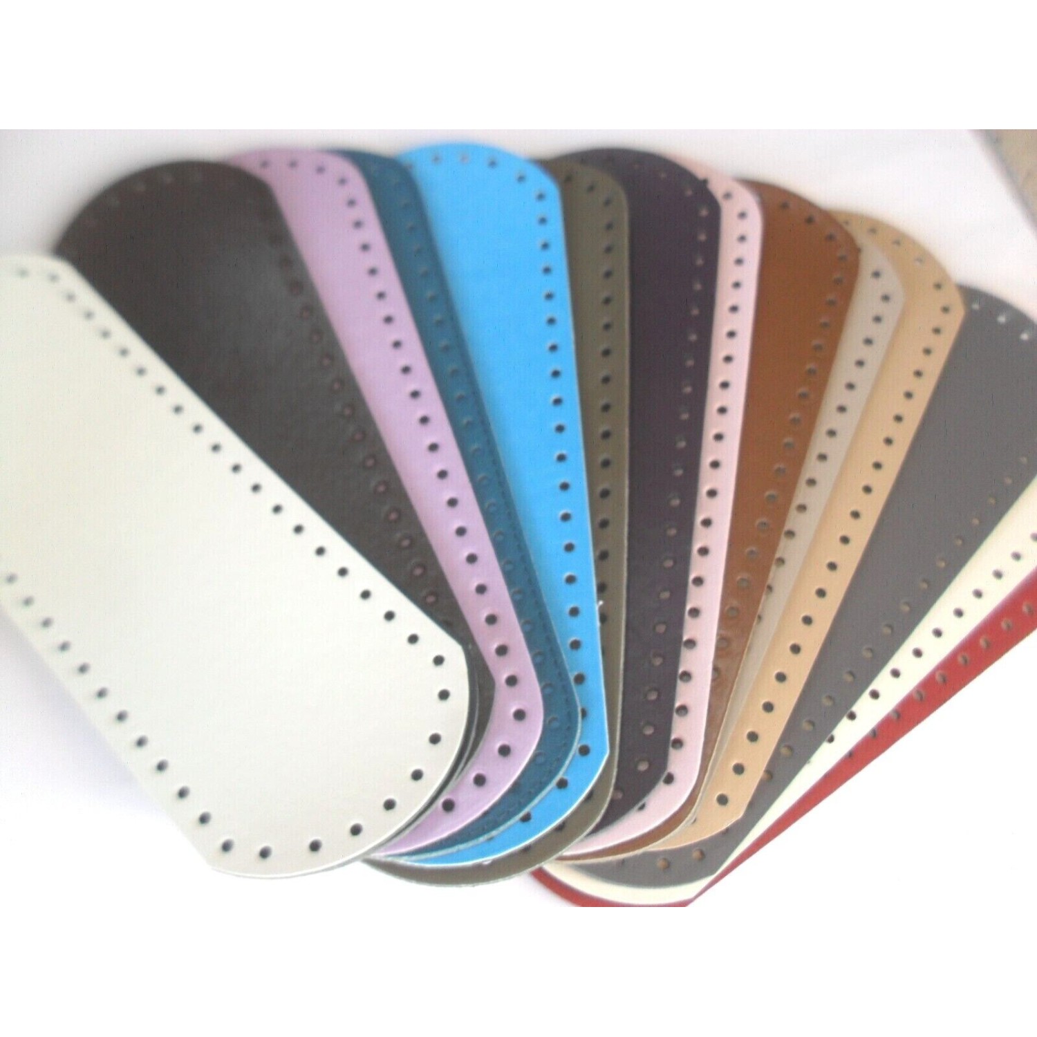 Fondo per borsa ecopelle misura 30x10 cm. vari colori