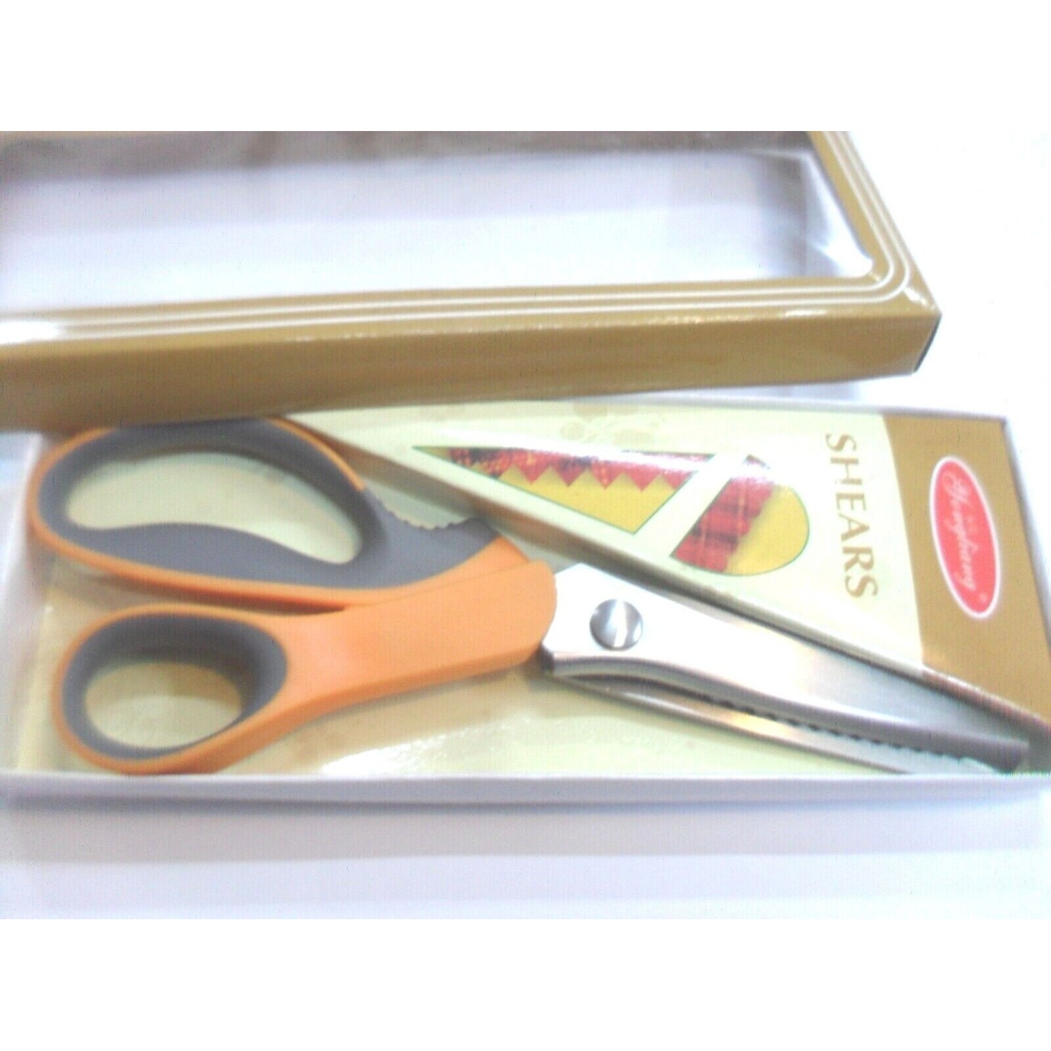 Forbice zig zag taglia campioni 24 cm. 9,5 pollici