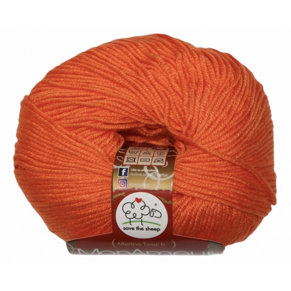 Gomitolo microfibra 100% (Merino Touch) MonAmour Miss Tricot Filati 50 gr. +- 135 mt.
