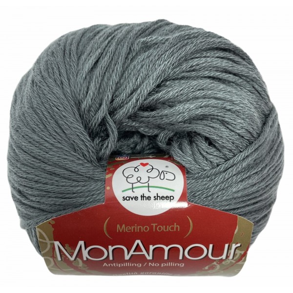 Gomitolo microfibra 100% (Merino Touch) MonAmour Miss Tricot Filati 50 gr. +- 135 mt.