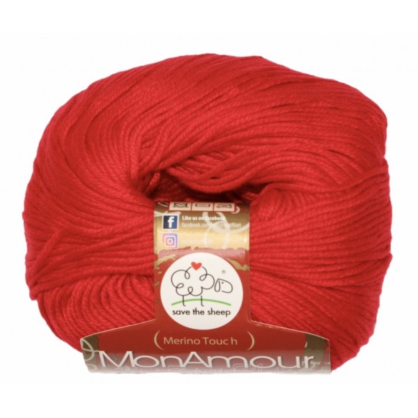 Gomitolo microfibra 100% (Merino Touch) MonAmour Miss Tricot Filati 50 gr. +- 135 mt.