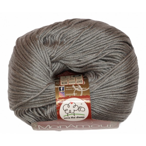 Gomitolo microfibra 100% (Merino Touch) MonAmour Miss Tricot Filati 50 gr. +- 135 mt.