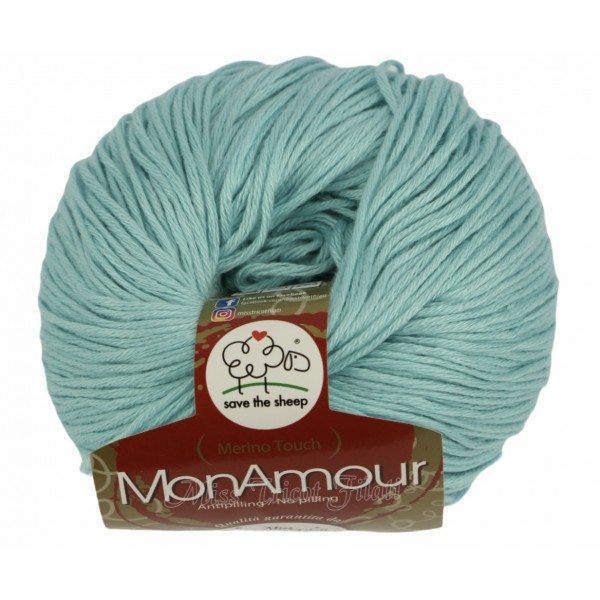 Gomitolo microfibra 100% (Merino Touch) MonAmour Miss Tricot Filati 50 gr. +- 135 mt.