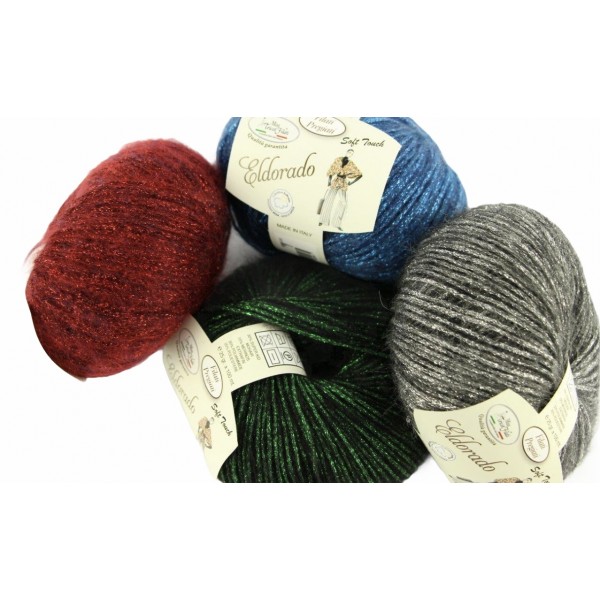 Gomitolo lana Eldorado da 25 gr. +- 100 mt. Miss Tricot Filati