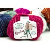 Gomitolo  da 50 gr. Alpachino della Miss Tricot Filati 50% merinos wool – 5% alpaca – 32%microfibra 1% pl metallizzato