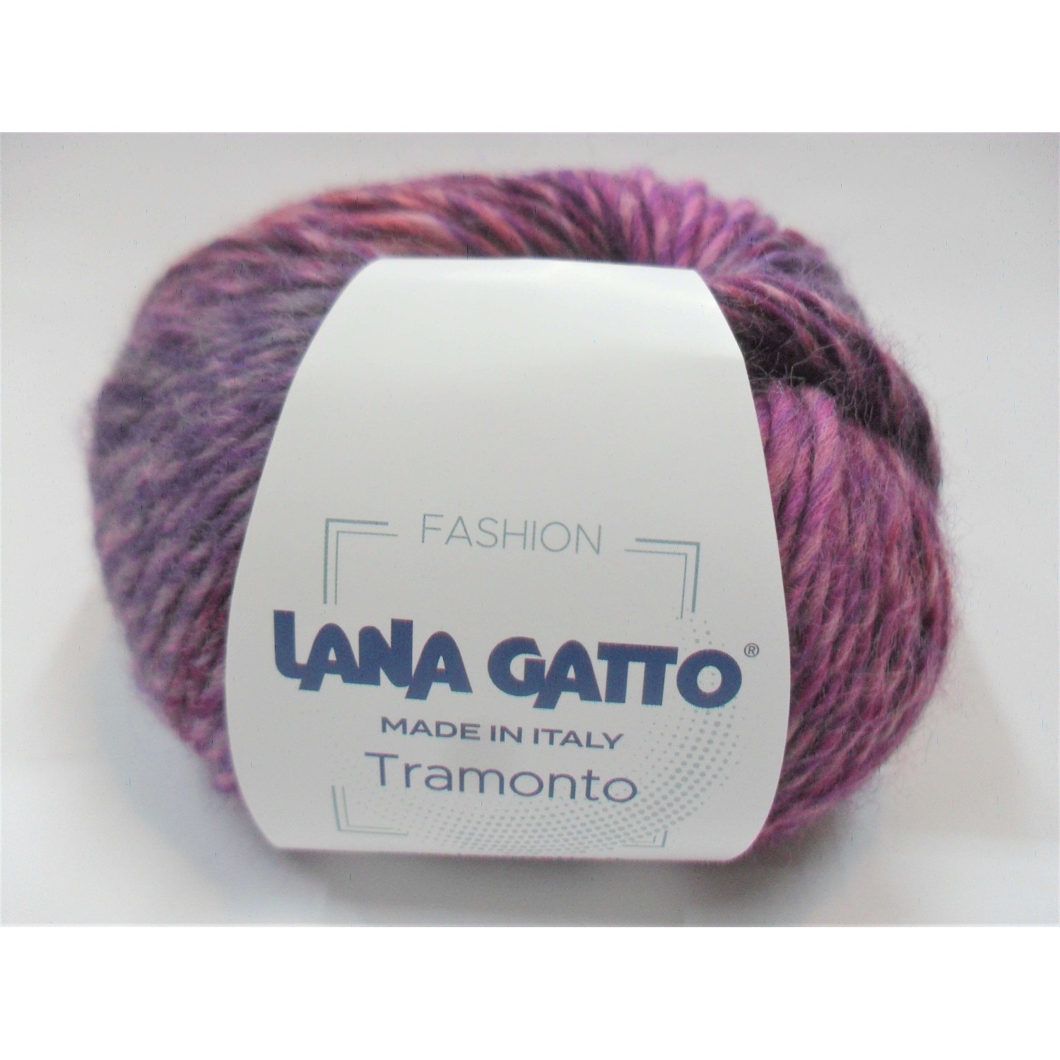 Gomitolo moda 50 gr. 90 mt. Lana Gatto "Tramonto" 100% lana vergine