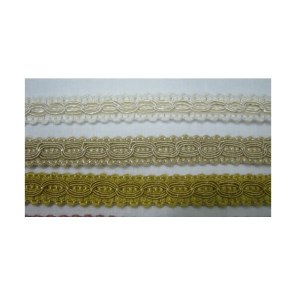 3 MT. PASSAMANERIA ARREDO COPRIPUNTO Cm. 1,2 PER CENTRI, LUMI, SEDIE, MANTOVANE