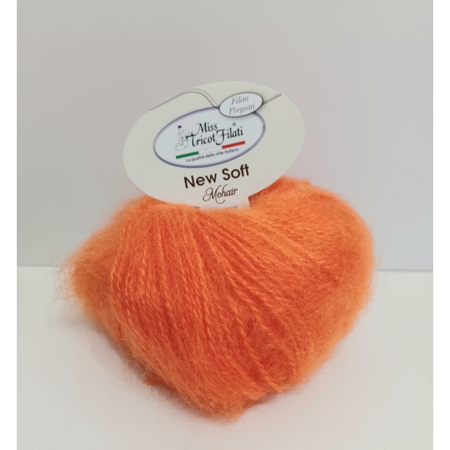 Gomitolo 25 gr. 100 mt. New Soft Mohair 50% mohair 50% acrilico Miss Tricot