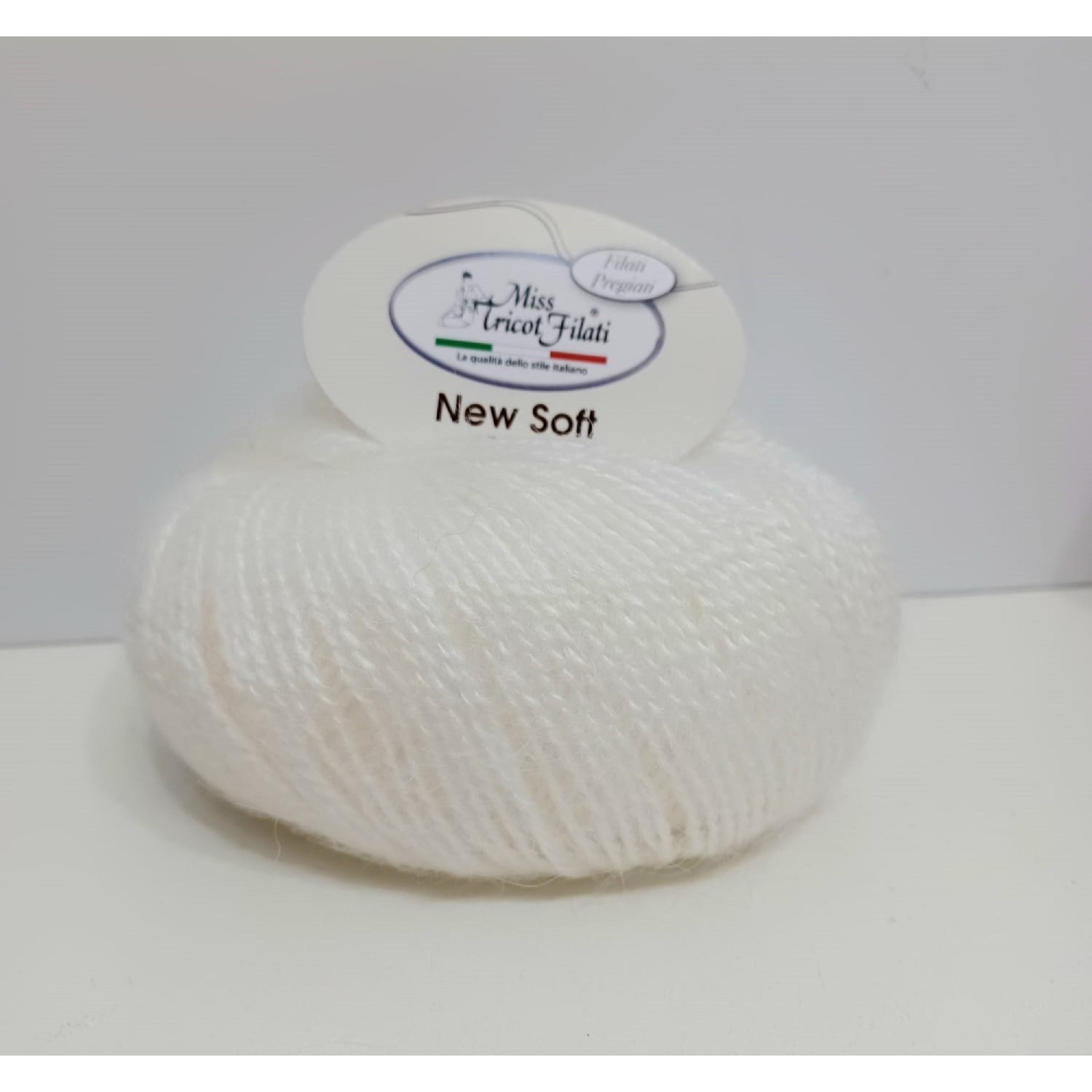 Gomitolo 25 gr. 100 mt. New Soft Mohair 50% mohair 50% acrilico Miss Tricot