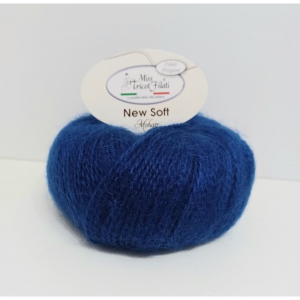 Gomitolo 25 gr. 100 mt. New Soft Mohair 50% mohair 50% acrilico Miss Tricot