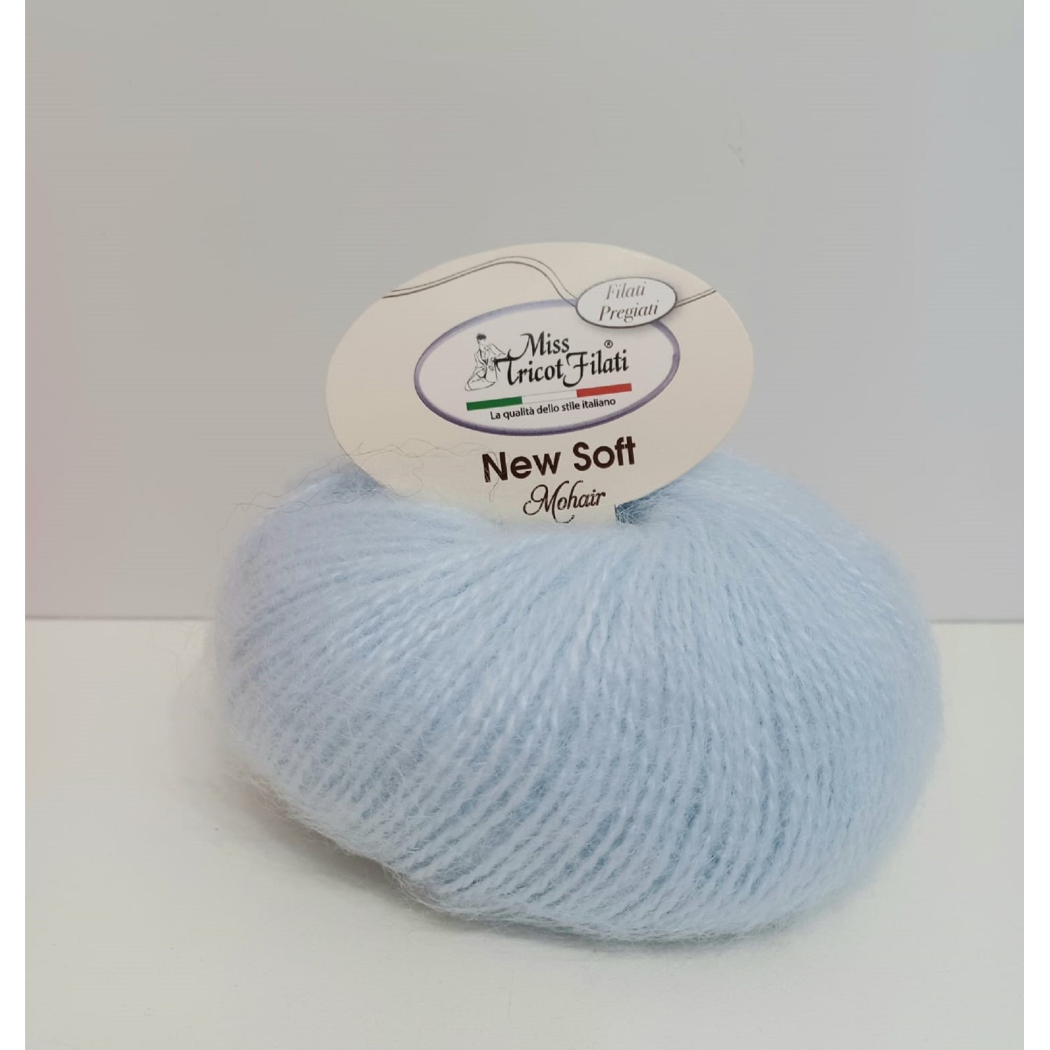 Gomitolo 25 gr. 100 mt. New Soft Mohair 50% mohair 50% acrilico Miss Tricot