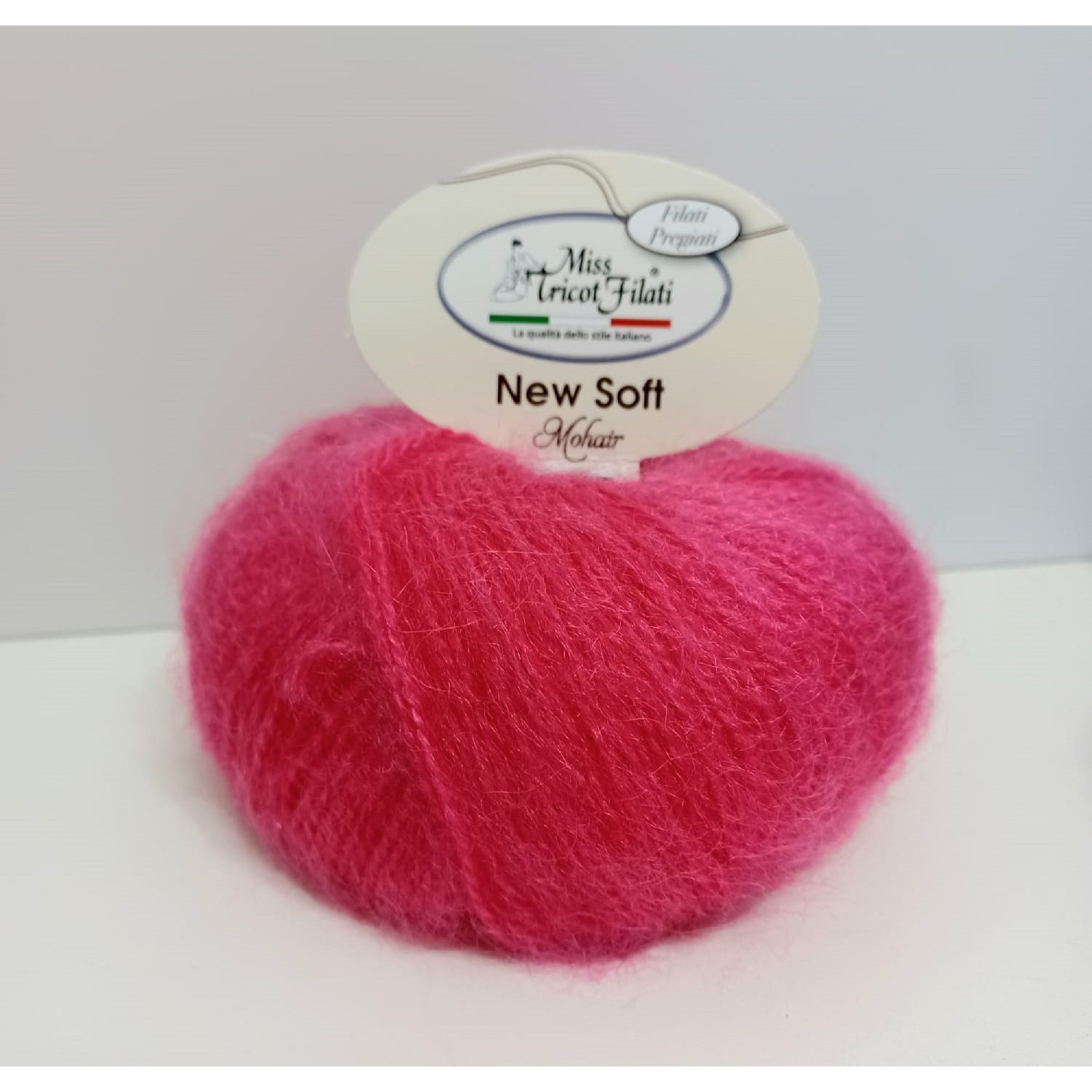 Gomitolo 25 gr. 100 mt. New Soft Mohair 50% mohair 50% acrilico Miss Tricot