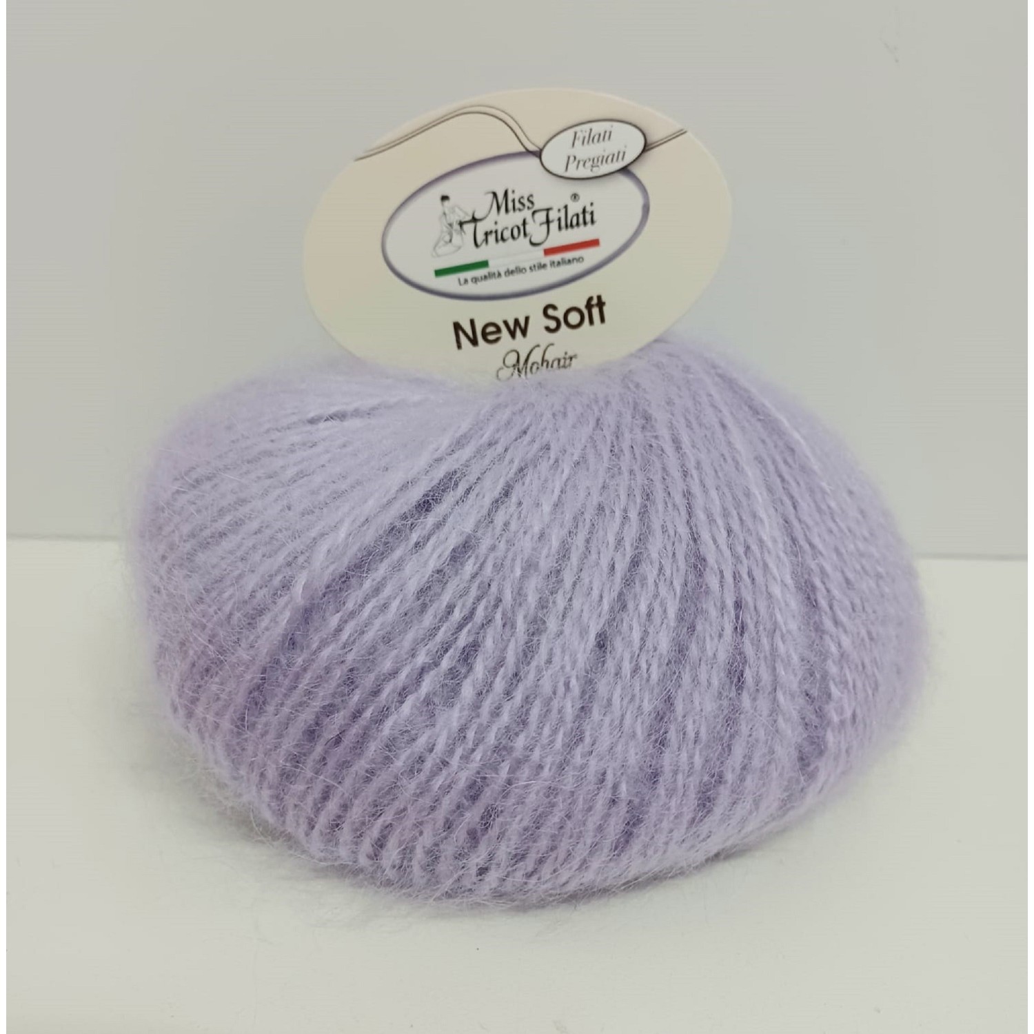 Gomitolo 25 gr. 100 mt. New Soft Mohair 50% mohair 50% acrilico Miss Tricot